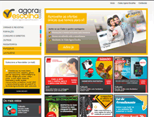 Tablet Screenshot of agora-escolha.com